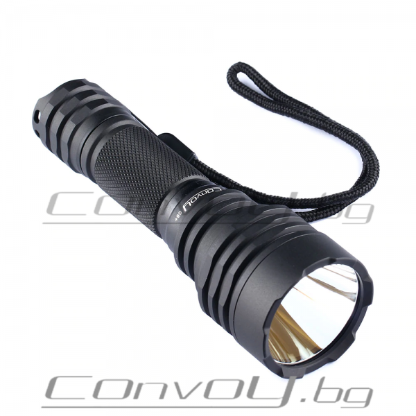 Ловен фенер Convoy C8+ Osram, батерия и зарядно