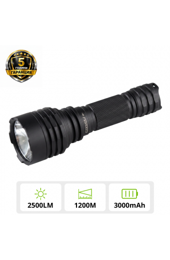 Convoy C8+ Premium – 2500lm Компактен Далекобоен Фенер 1200м | Premium Серия България