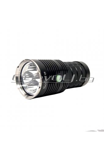 Predator Q8 4*XPL HI 5000LM Супер мощен LED Фенер