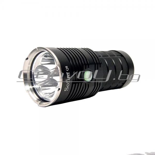 Predator Q8 4*XPL HI 5000LM Супер мощен LED Фенер