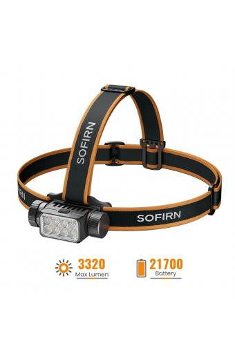 Sofirn HS23 – мощен LED челник с 3320 лумена, прожектор, flood и червена светлина