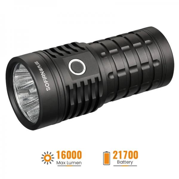 SOFIRN Q8 Plus 16000 Lumens Супер мощен LED Фенер